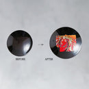 【平盃】温感 黒 着物 | 美濃焼 | 丸モ高木陶器