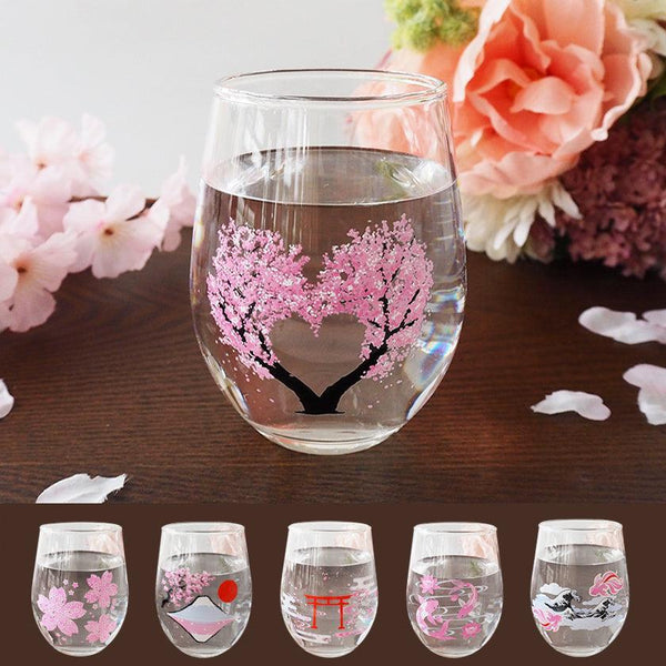 【グラス】冷感 桜 フリーグラス | 丸モ高木陶器