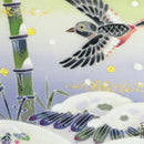 【パネル】じょうびたき (小) PKS94 | 加賀友禅 | 染の四季