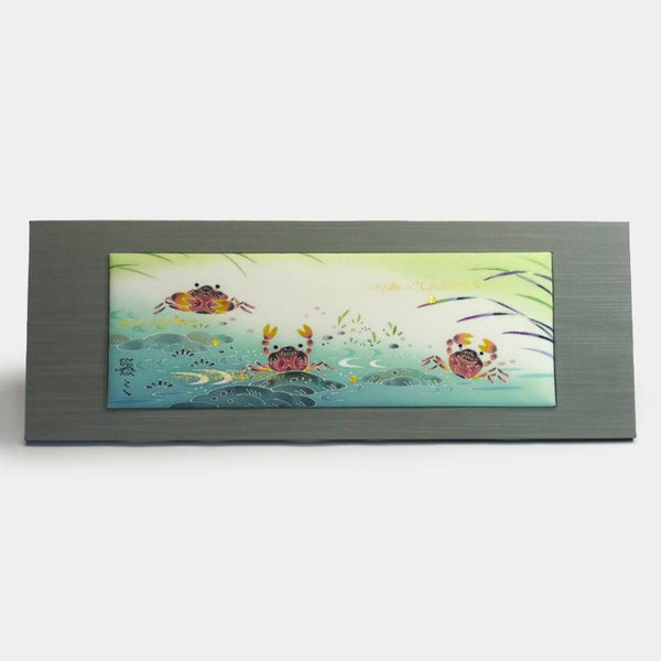 【パネル】さわがに PWS125 | 加賀友禅 | 染の四季