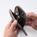 【本革キーケース】SMART MOVE! -type1 | アナログキーポケットタイプ- Velvet Greige (東山の小径) | 革加工 | RAKUKEI