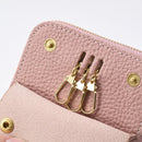 【本革キーケース】SMART MOVE! -type1 | アナログキーポケットタイプ- Sakura Grace (ふわり春衣) | 革加工 | RAKUKEI