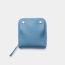 【本革キーケース】SMART MOVE! -type1 | アナログキーポケットタイプ- Kamo Blue (賀茂の浅水) | 革加工 | RAKUKEI