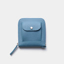 【本革キーケース】SMART MOVE! -type2 | コインポケットタイプ- Kamo Blue (賀茂の浅水) | 革加工 | RAKUKEI