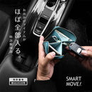 【本革キーケース】SMART MOVE! -type2 | コインポケットタイプ- Velvet Greige (東山の小径) | 革加工 | RAKUKEI