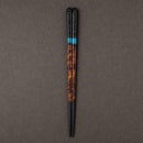 【箸】 ペア 夜空 (宵・暁) 箸置付 (22.5cm) 桐箱 | 筆描き | 結晶