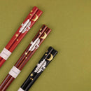 【箸】 縁起物 ふくろう | 能登ヒバうるし箸 | 橋本幸作漆器店