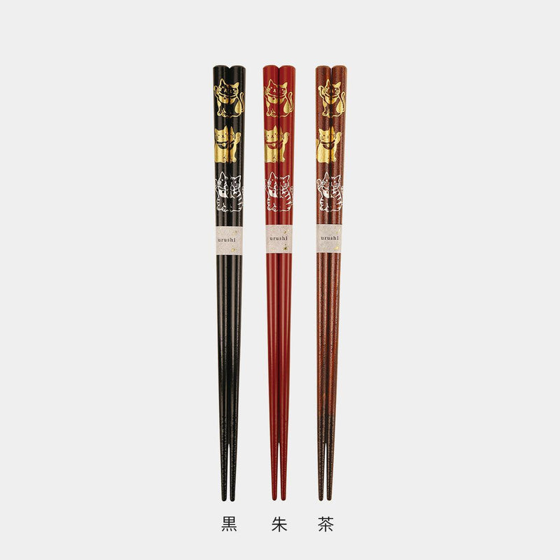 下藤桐小紋蒔絵火箸　一筌　錺師　喜五郞　宗巴　金銀象嵌　火箸 箸｜ 縁起物 招き猫 | 能登ヒバうるし箸 | 橋本幸作漆器店 ｜BECOS