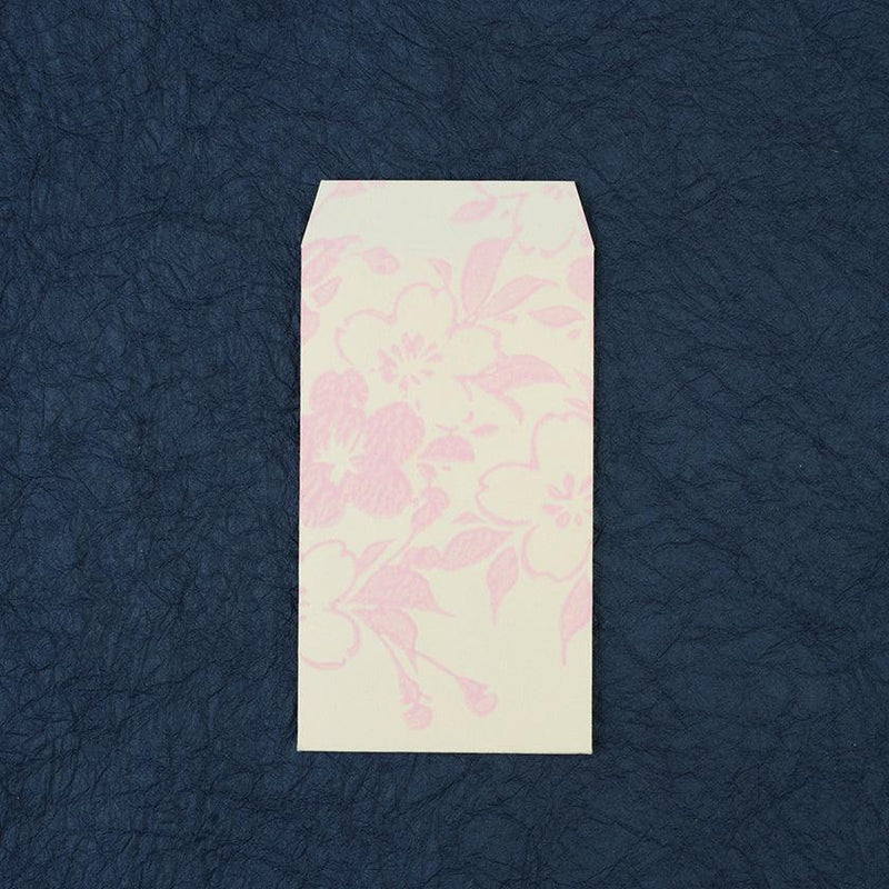 【ポチ袋】(大) 桜 白地 (2枚) | 唐紙 | 唐源