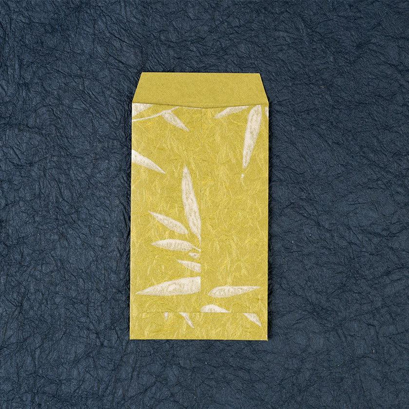 【ポチ袋】(大) 笹 緑地 (2枚) | 唐紙 | 唐源