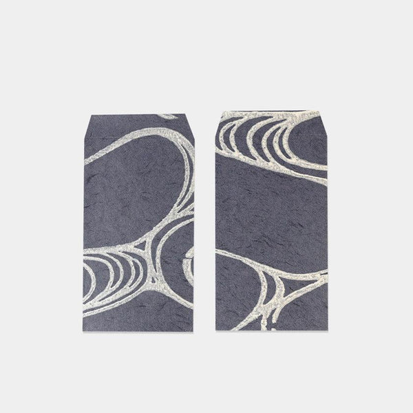 【ポチ袋】(大) 水 藍地 (2枚) | 唐紙 | 唐源