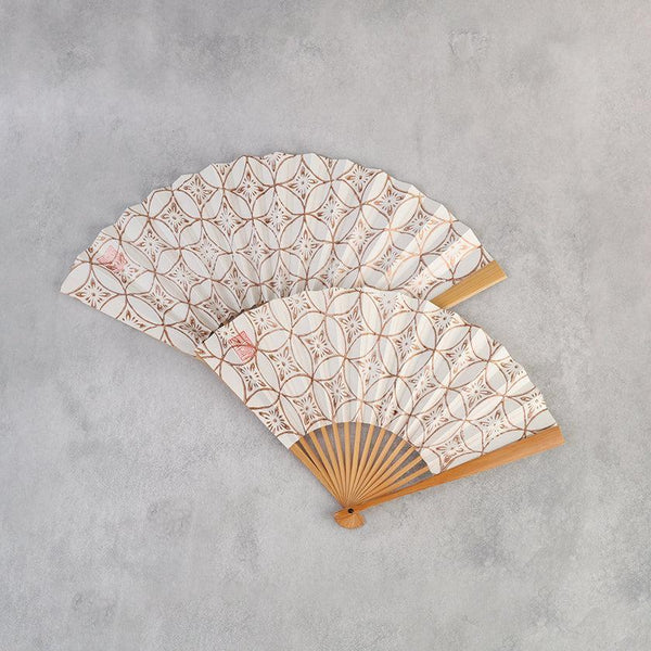 扇子｜小花七宝 | 唐紙 | 唐源 ｜BECOS