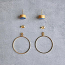 【ピアス】青のbouquet | 有田焼 | 6.kiln