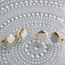 【イヤリング】月の満ち欠け | 有田焼 | 6.kiln