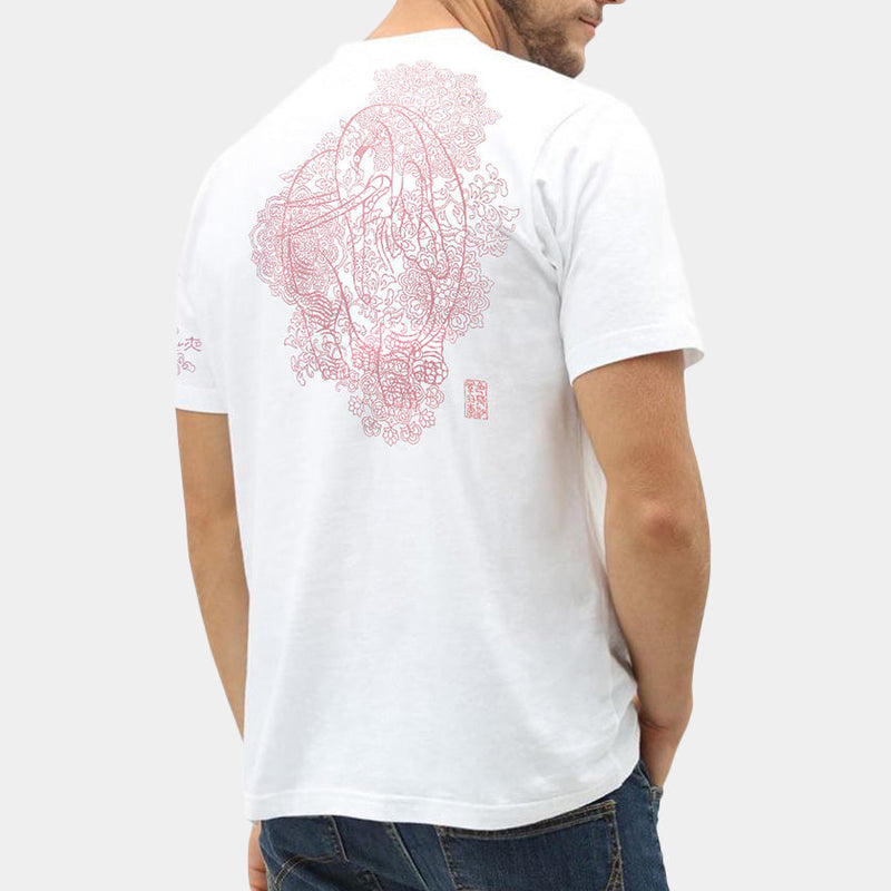 【Tシャツ】小鳥と象 | シルクスクリーンプリント