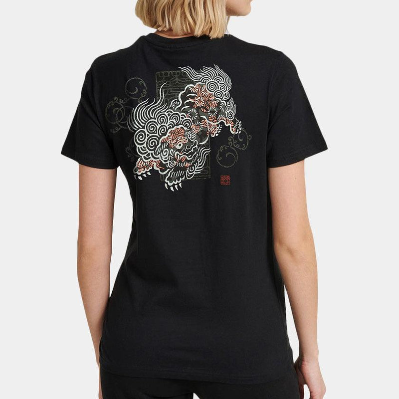 【Tシャツ】唐獅子牡丹 | シルクスクリーンプリント