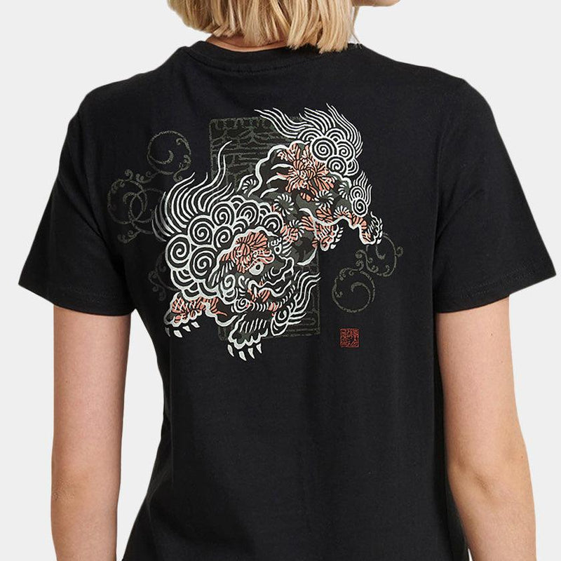 【Tシャツ】唐獅子牡丹 | シルクスクリーンプリント