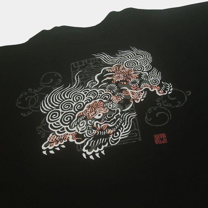 【Tシャツ】唐獅子牡丹 | シルクスクリーンプリント