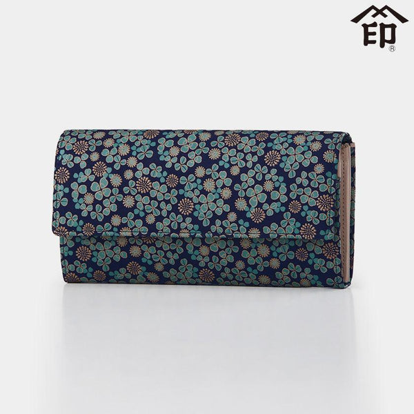 長財布｜白詰草 RYｰ25束入 | 甲州印伝 | 印傳屋 ｜BECOS