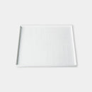 【角皿】彫刻紋 (白磁) 大 | 波佐見焼 | 西海陶器