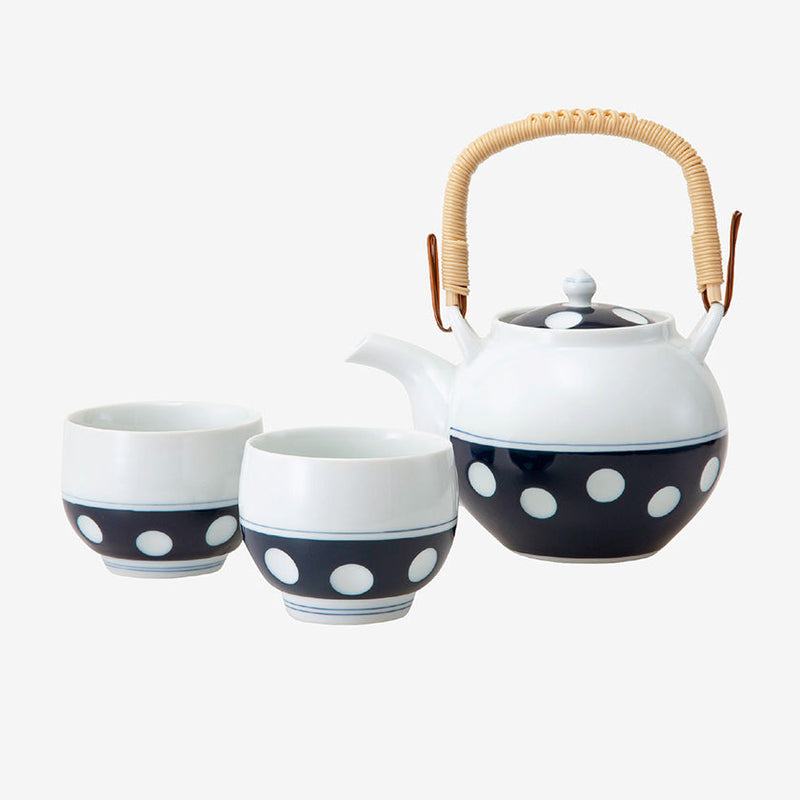 【茶器セット】水玉 茶の間 | 波佐見焼 | 西海陶器