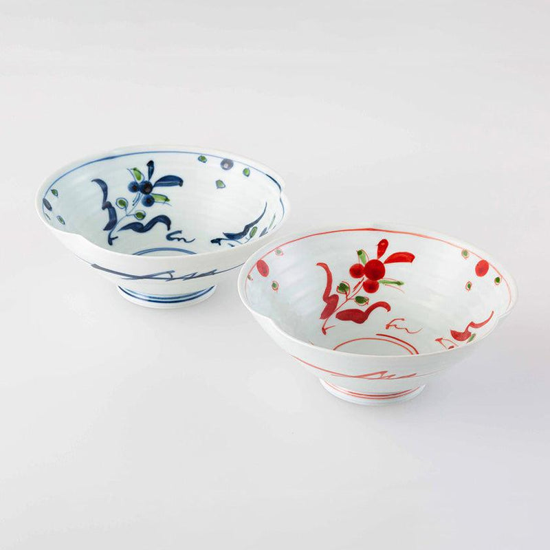 【皿ペアセット】万歴 手描き6寸多用鉢 | 波佐見焼 | 西海陶器