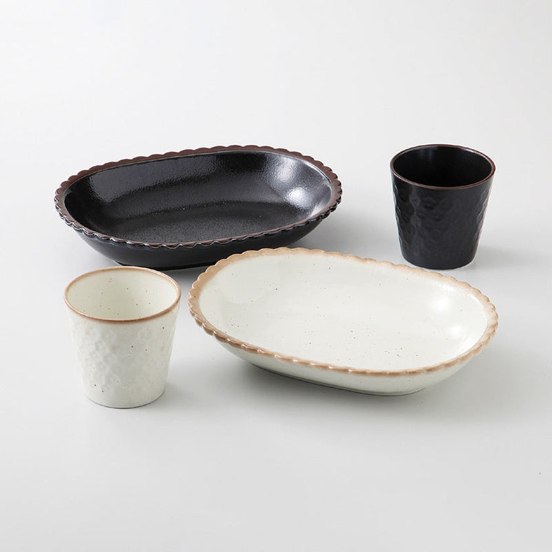 【皿ペアセット】ビスケ ランチセット | 波佐見焼 | 西海陶器