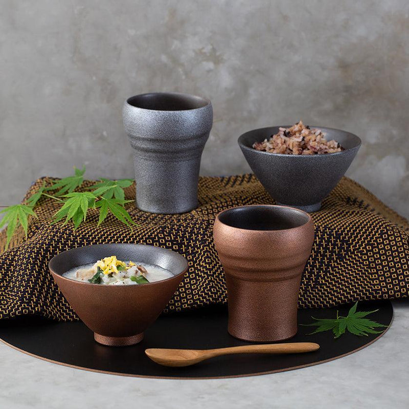 【茶碗＆カップ セット】銅器彩 NAGOMI | 波佐見焼 | 西海陶器
