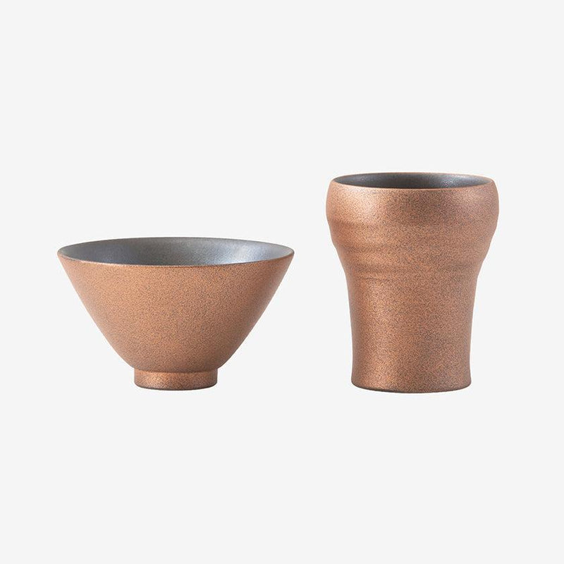 【茶碗＆カップ セット】銅器彩 NAGOMI | 波佐見焼 | 西海陶器