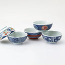 【鉢 5個セット】染錦文様 小鉢揃 | 波佐見焼 | 西海陶器