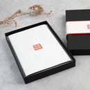 【御朱印帳】三ヶ月 (黒) | 唐紙 | 景美風月