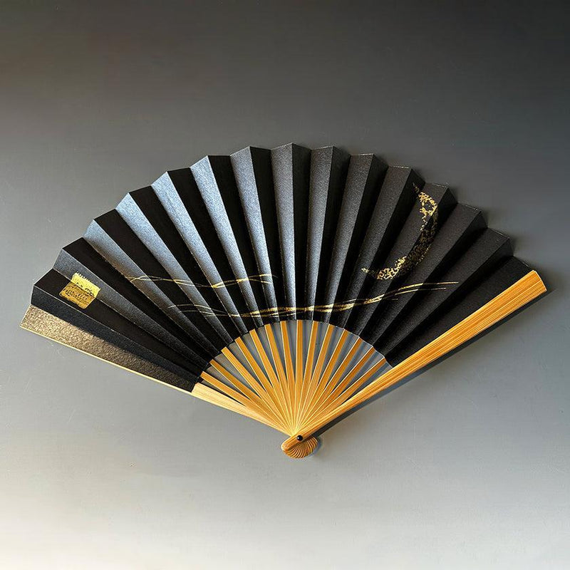 【扇子】月想扇  三日月想 | 唐紙 | 景美風月