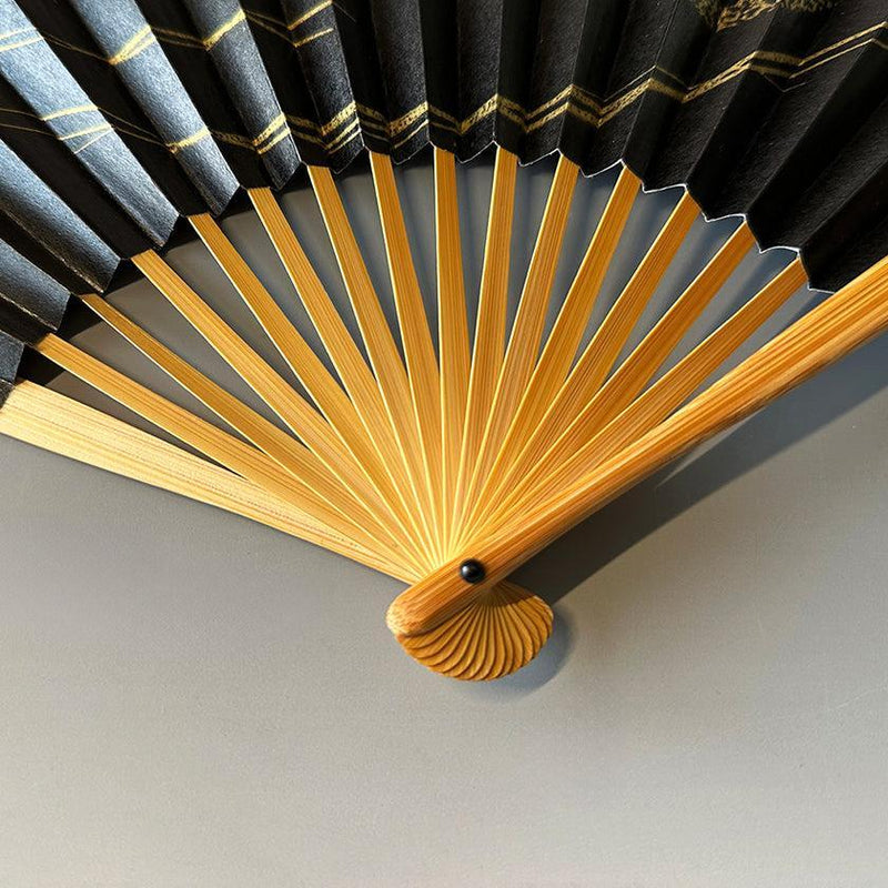 【扇子】月想扇  三日月想 | 唐紙 | 景美風月