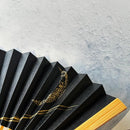 【扇子】月想扇  三日月想 | 唐紙 | 景美風月