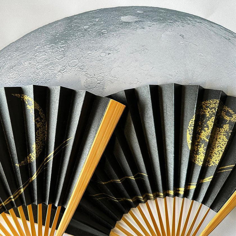 【扇子】月想扇  三日月想 | 唐紙 | 景美風月