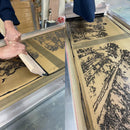 【扇子】桧月想 満月 | 唐紙 | 景美風月