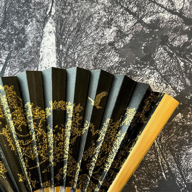 【扇子】桧翔想 鷹 | 唐紙 | 景美風月