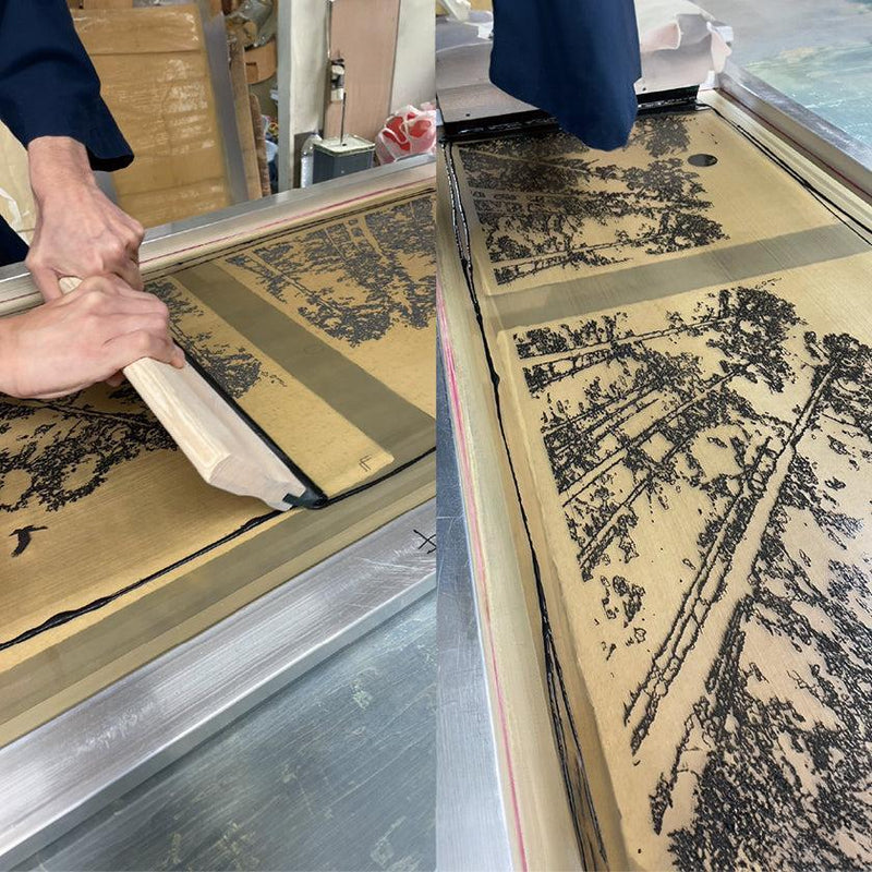 【扇子】桧翔想 鷹 | 唐紙 | 景美風月