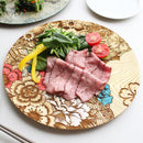 【お皿】大皿 京友禅尽くし - 彩 | 摺り友禅彫刻師 | Sansai