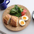 【お皿】リム皿 唐草葡萄 - 生成り | 摺り友禅彫刻師 | Sansai