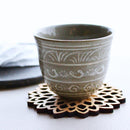 【コースター】菊 | 摺り友禅彫刻師 | Sansai