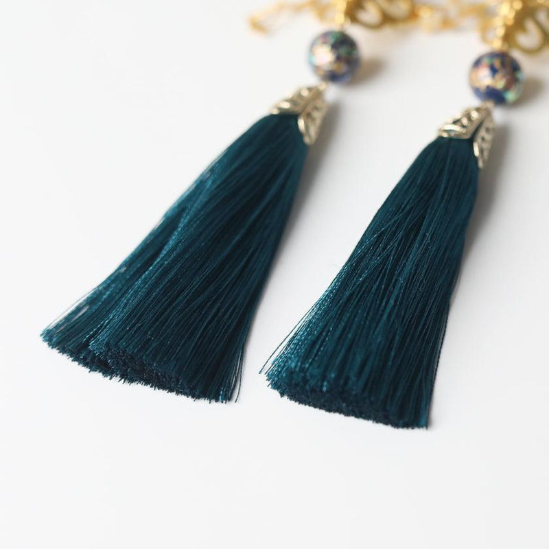 【ピアス/イヤリング】ターコイズ・ブルー | 京仏壇・京仏具 | KYO CRAFT IWATA HOURAIYA