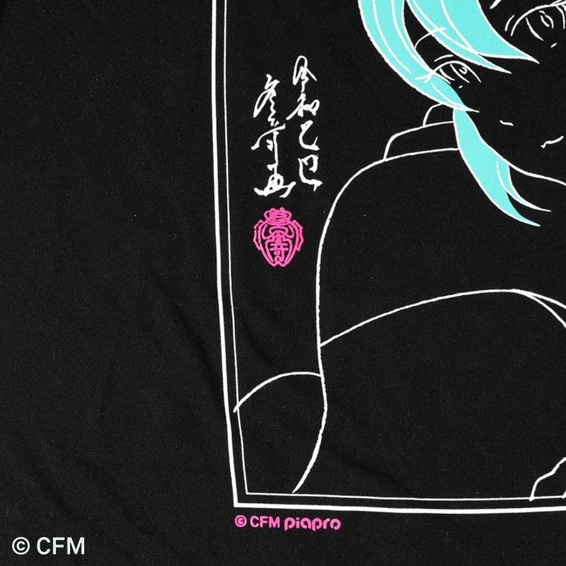 【Tシャツ】黒 | 手捺染 | 初音工房