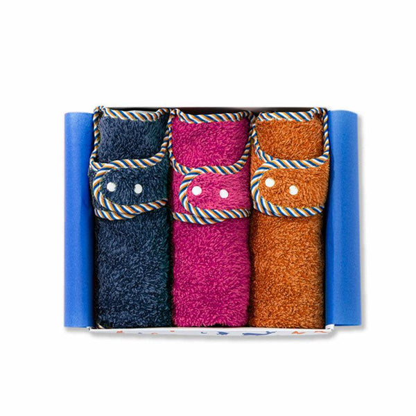 【スタイ】スタイ×3 (オレンジ・ネイビー・ローズ) | オーガニックタオル | ヒポポタマス