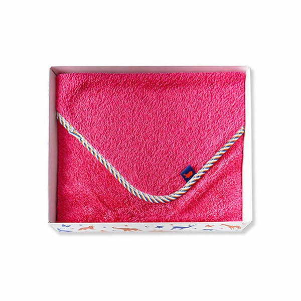 【ベビーギフト】おくるみタオル×1 (ローズ) | オーガニックタオル | ヒポポタマス