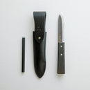 【ナイフ】TAFU 135mm レザーケース&着火棒付き | 野鍛冶 | ふくべ鍛冶