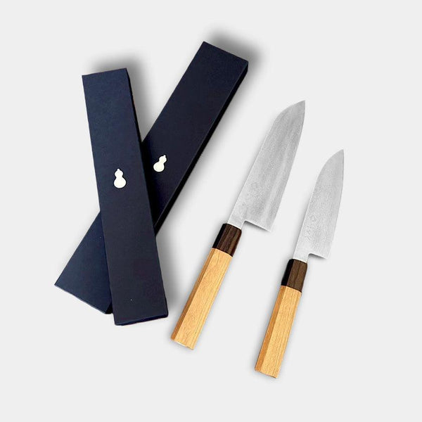 【三徳包丁・30丁限定】VG10 16層 ダマスカス | 野鍛冶 | ふくべ鍛冶