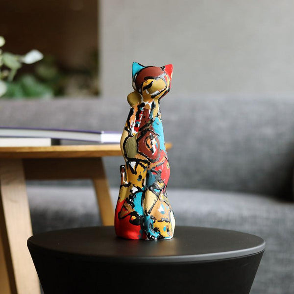 【置物】猫の誘い BRAIN(Multi) / 江口人形店 | 弓野人形 | ピースクラフツSAGA
