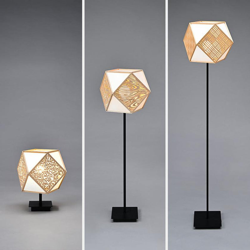 KIRIKO Stand Light：置き式 (左からS、M、L) のイメージ画像です。