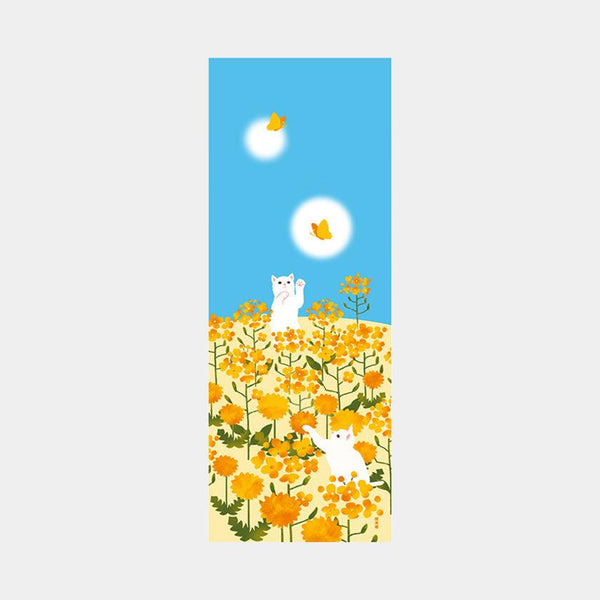 【手ぬぐい】絵てぬぐい 春と遊ぶ | 横浜捺染 | 濱文様